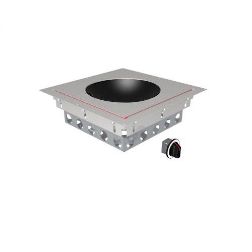 Wok a induzione - MS-I-ECO 300 E - MENU SYSTEM AG - professionale / 1 fuoco / da incasso