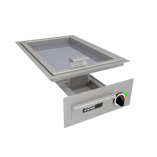 Piastra di cottura elettrica - MS-G-40E - MENU SYSTEM AG - professionale
