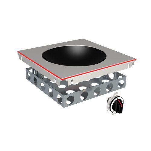 Wok a induzione - ECO 300, 3.5 KW - MENU SYSTEM AG - professionale / 1  fuoco / da incasso