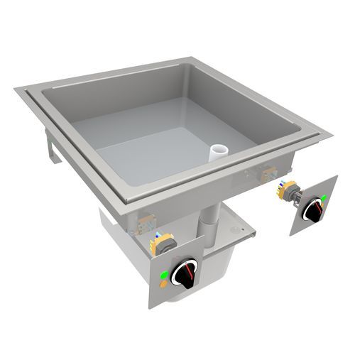 Plancha per cucina professionale - MS-B-60E - MENU SYSTEM AG - a induzione / da incasso