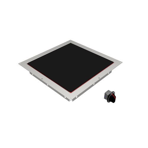 Piano cottura in vetroceramica radiante - MS-IR-10E - MENU SYSTEM AG - per cucina professionale / 1  fuoco / da incasso