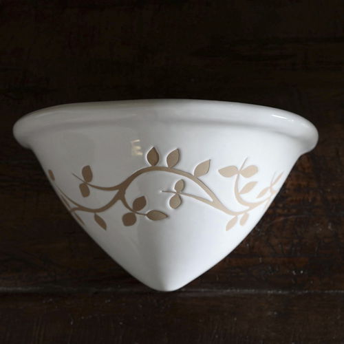 Applique classica - LE FORME - Cerasarda - da interno / in ceramica / conica