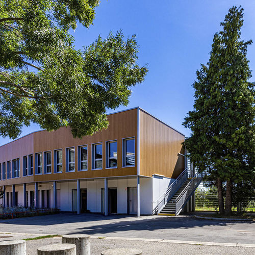 Edificio prefabbricato - VENISSIEUX 1 348 m² - Cougnaud - modulare / per scuola / ecologico