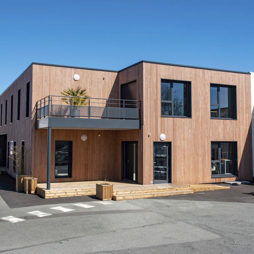 Edificio modulare - SAMIPLAST 487 m² - Cougnaud - in legno / per ufficio / ecologico