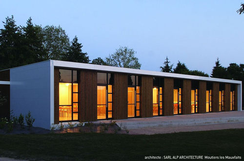Edificio modulare - AIZENAY 490 m²  - Cougnaud - prefabbricato / in legno / ecologico