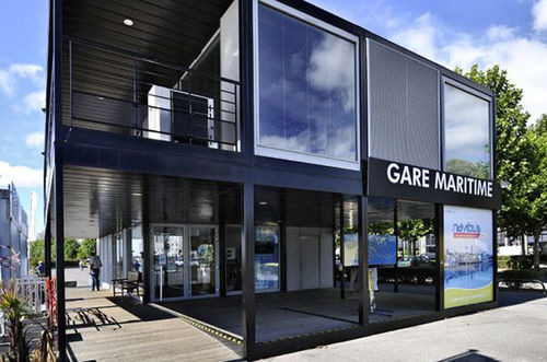 Edificio prefabbricato - FINIST’MER 155 m²  - Cougnaud - in legno / per ufficio / ecologico