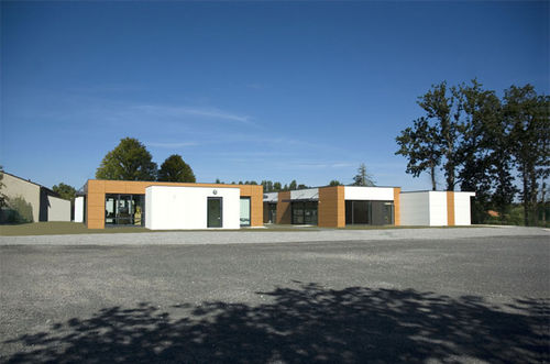 Edificio modulare - MACHÉ 190 m²  - Cougnaud - prefabbricato / in legno / per scuola