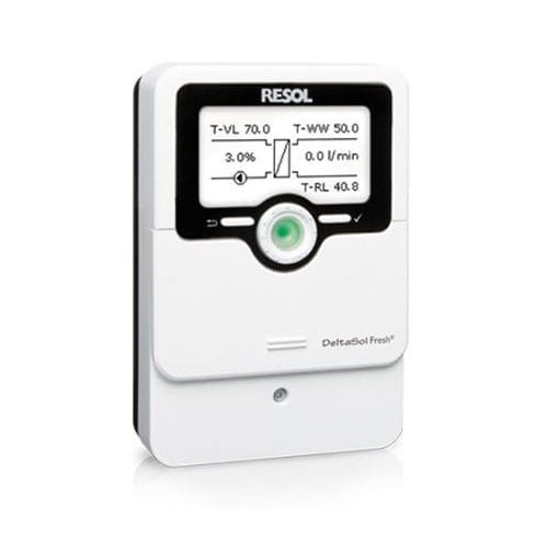 Regolatore di riscaldamento a muro - DELTASOL FRESH® - RESOL Elektronische Regelungen GmbH - per scaldacqua solare