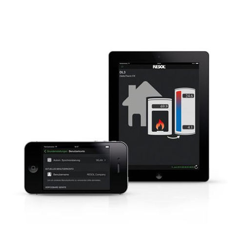 Tastiera di controllo per sistema domotico - VBUS®TOUCH FK - RESOL Elektronische Regelungen GmbH - professionale / con touch screen