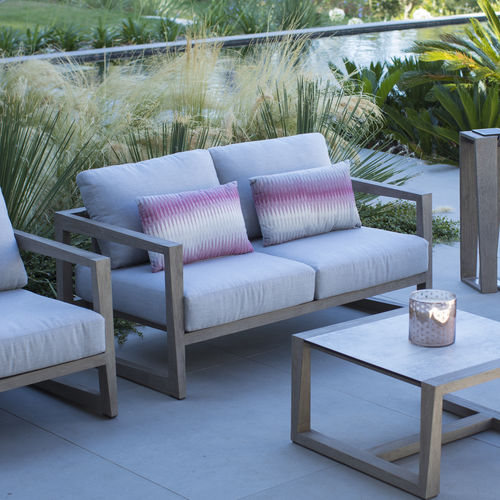 Divano contemporaneo - SKAAL - LES JARDINS - da esterno / in Sunbrella® / sfoderabile