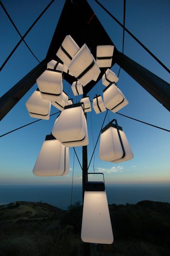 Lanterna in alluminio - BUMP - LES JARDINS - in plastica