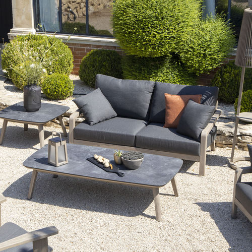 Divano design scandinavo - COPENHAGUE - LES JARDINS - da esterno / in Sunbrella® / sfoderabile