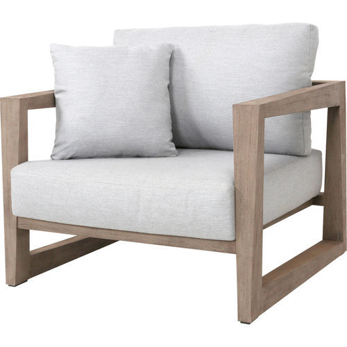 Poltrona club contemporanea - SKAAL - LES JARDINS - idrorepellente / in Sunbrella® / in teak
