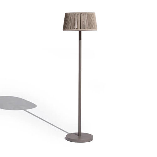 Lampada da terra - ROP & STRIP - LES JARDINS - in alluminio / in corda / contemporanea