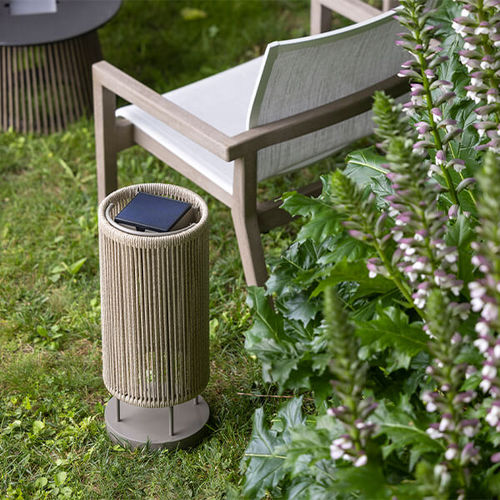 Lampioncino da giardino - ROP & STRIP - LES JARDINS - contemporaneo / in alluminio / in corda