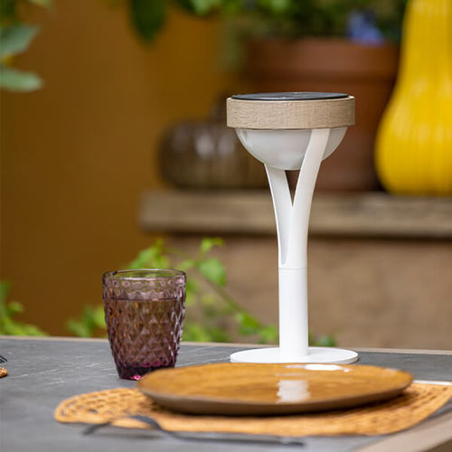 Lampada da tavolo - TYBLE  - LES JARDINS - in alluminio / contemporanea / ricaricabile