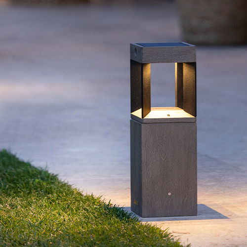 Lampioncino da giardino - TECKALU : TECKA40 - LES JARDINS - contemporaneo / in alluminio / solare