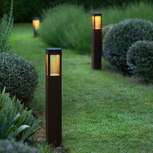 Lampioncino da giardino - TRADITION  - LES JARDINS - contemporaneo / in alluminio / solare