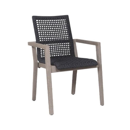 Sedia contemporanea - COPENHAGUE - LES JARDINS - da giardino / in teak / in corda