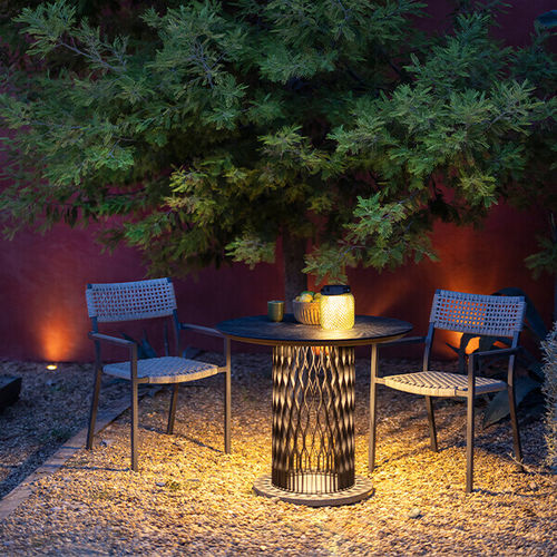 Tavolo luminoso - CADIX - LES JARDINS - contemporaneo / in HPL / con supporto in alluminio