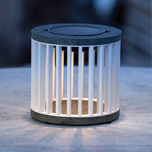 Lampada da tavolo - HALO - LES JARDINS - in alluminio / contemporanea / ricaricabile