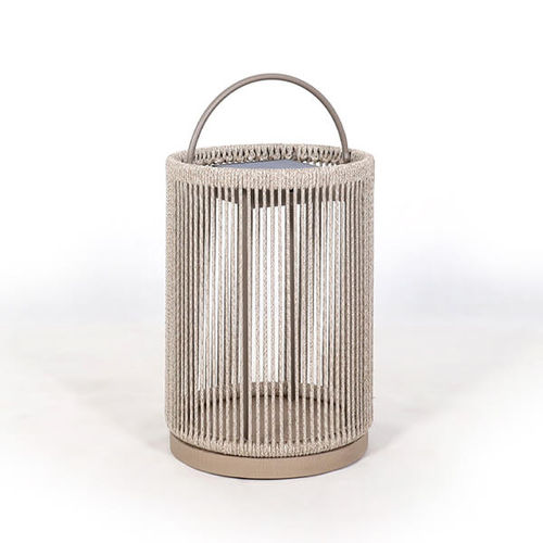 Lampada da pavimento - TECK064 - LES JARDINS - in alluminio / in corda / contemporanea
