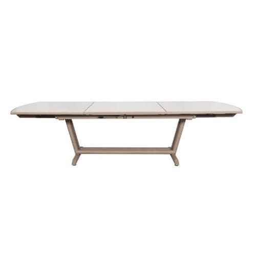 Tavolo contemporaneo - TA03131 - LES JARDINS - in ceramica / con supporto in legno / rettangolare