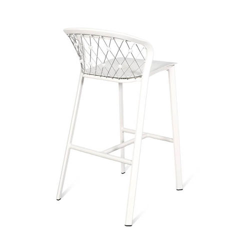 Sgabello da bar contemporaneo - TAB5511 - LES JARDINS - in alluminio / con supporto in alluminio / con 4 gambe