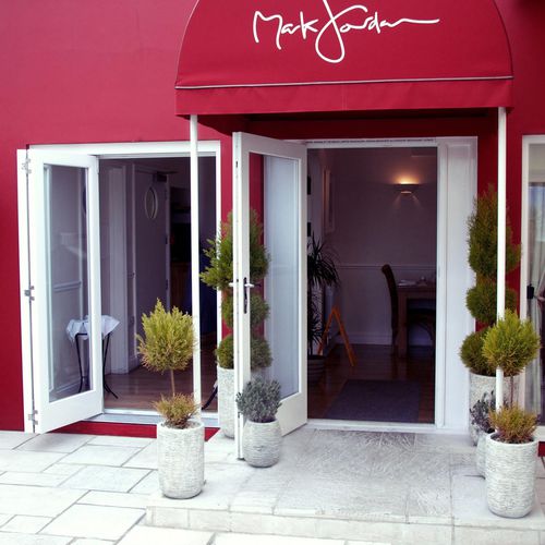 Porta d'ingresso - MICHELIN BIB GOURMAND RESTAURANT - Accsys Technologies - in legno / scorrevole impilabile / classica