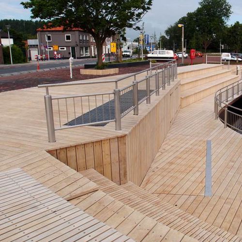 Listone per esterno in legno - THE STEENBERGEN MARINA - Accsys Technologies - aspetto legno / contract / di lunga durata