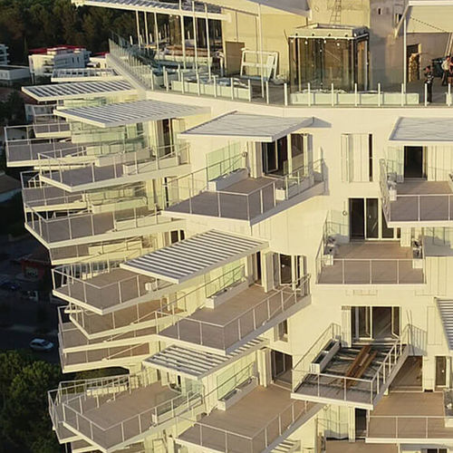 Listone per esterno in legno - THE WHITE TREE, FRANCE - Accsys Technologies - aspetto legno / per edificio / di lunga durata