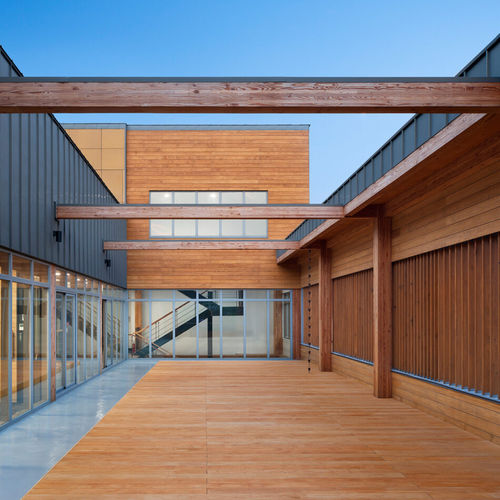 Listone per esterno in legno - THE NATIONAL INSTITUTE OF FOREST SCIENCE - Accsys Technologies - aspetto legno / per edifici pubblici / di lunga durata