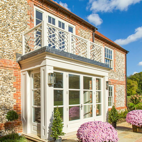 Porta per esterni - BERKSHIRE PROPERTY - Accsys Technologies - in legno / a libro / contemporanea