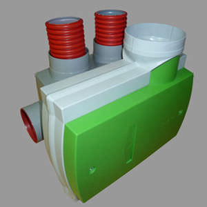 Unità di ventilazione a flusso semplice - AIROVENT HVS-10/6 - Airflow Developments - centralizzato / residenziale / per appartamento