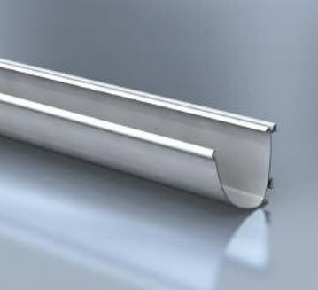 Grondaia in alluminio - AQUALINE : MOULDED GUTTER - Alumasc Exterior Building Products - semitonda