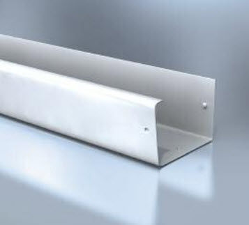 Grondaia in alluminio - GX : SMOOTH GUTTER - Alumasc Exterior Building Products - rettangolare