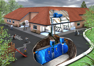 Serbatoio di stoccaggio dell'acqua - COMMERCIAL - Alumasc Exterior Building Products - interrato / in metallo