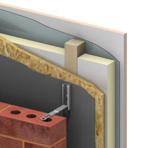 Sistema di fissaggio in acciaio - TIMBER FRAME MOVEMENT - Ancon Building Products - per rivestimento di facciata