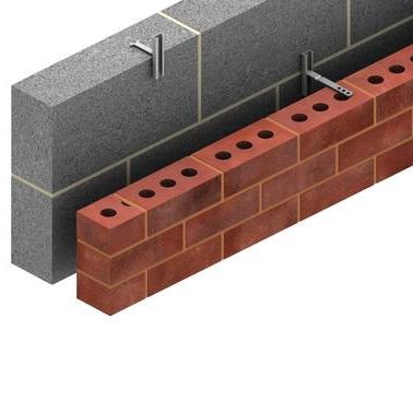 Sistema di fissaggio in acciaio - FASTRACK - Ancon Building Products - per rivestimento di facciata