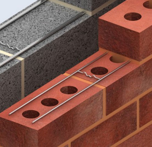 Sistema di fissaggio in acciaio inossidabile - AMR-X - Ancon Building Products - per muro / per muratura