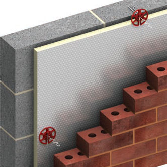 Sistema di fissaggio in acciaio - STAIFIX WT4-CB / STAIFIX WT2-AF - Ancon Building Products - per rivestimento di facciata