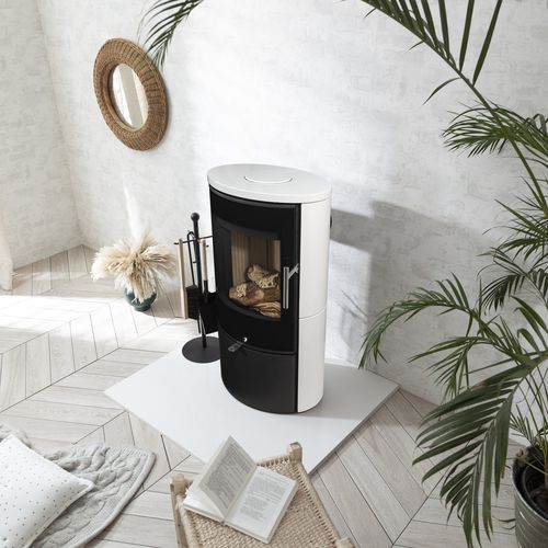 Stufa a legna - LAGOM 4 - Arada - Aarrow - 4 kW / da appoggio / contemporanea