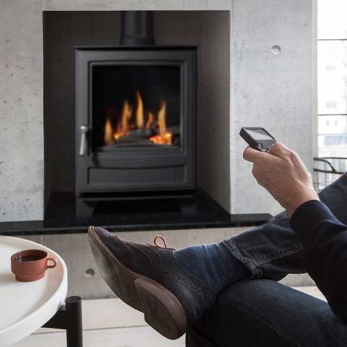 Stufa a gas - ECOBURN - Arada - Aarrow - 0 - 5 kW / multicombustibile / da appoggio