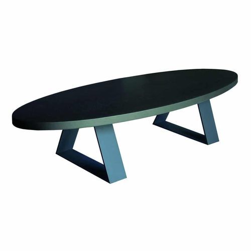 Tavolino basso contemporaneo - Ogive - PH Collection - in legno / in ceramica / con supporto in acciaio