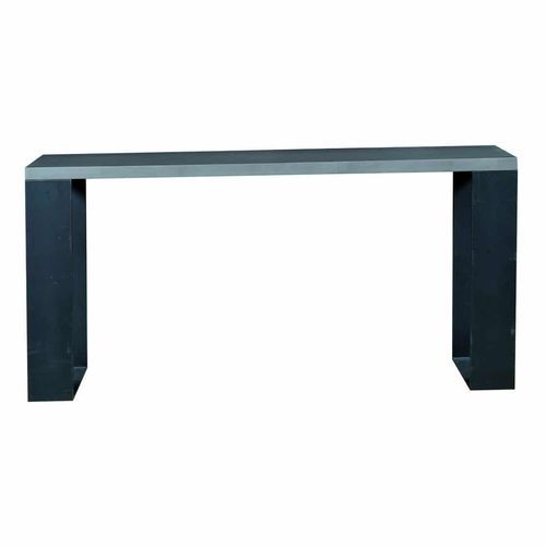 Consolle contemporanea - Bemol - PH Collection - in legno / con supporto in acciaio / rettangolare