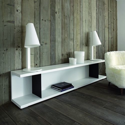Consolle contemporanea - Delano - PH Collection - in legno / in acciaio / con supporto in legno
