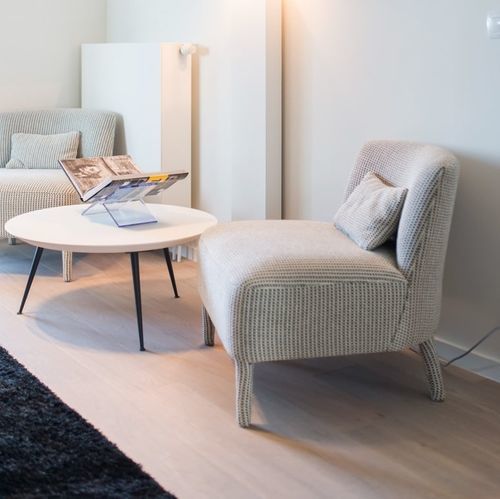 Chauffeuse contemporanea - Elena - PH Collection - in tessuto / in pelle / in legno massiccio