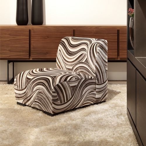 Chauffeuse contemporanea - Harold - PH Collection - in tessuto / in legno massiccio / nera