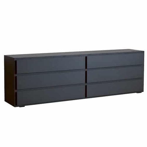 Cassettone contemporaneo - Orta - PH Collection - in legno / 3 cassetti / 6 cassetti