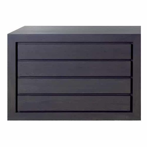 Cassettone contemporaneo - QUADRA - PH Collection - in legno / rettangolare / 4 cassetti